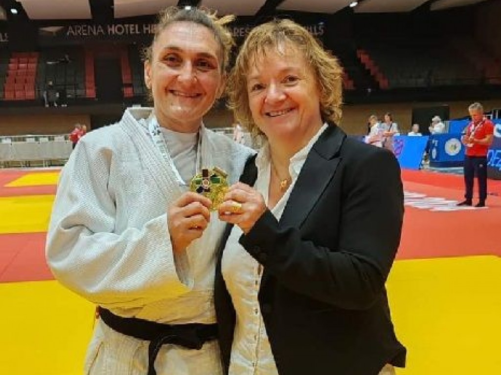 Image de l'actu 'Bravo à Elodi DI MARCO licenciée au Judo Club de Jurançon pour titre de championne d'Europe Vétérans à Sarajevo'