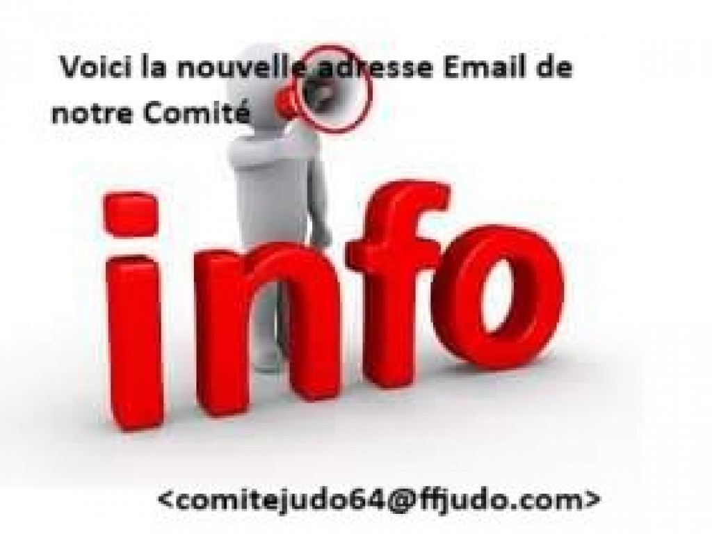 Image de l'actu 'INFORMATION IMPORTANTE Voici la nouvelle adresse Email de notre Comité -'